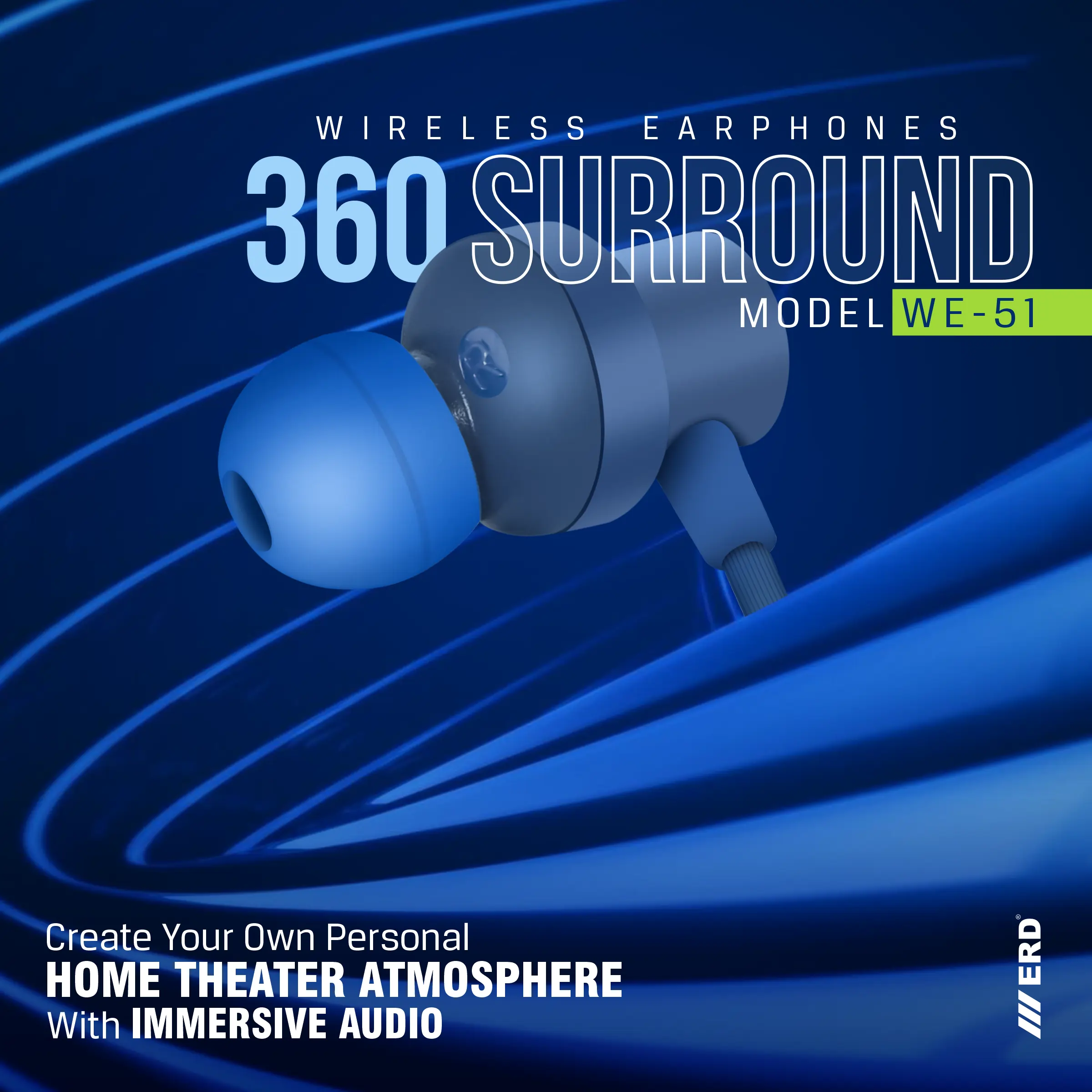 ERD WE-51  Wireless Earphone - Image 4