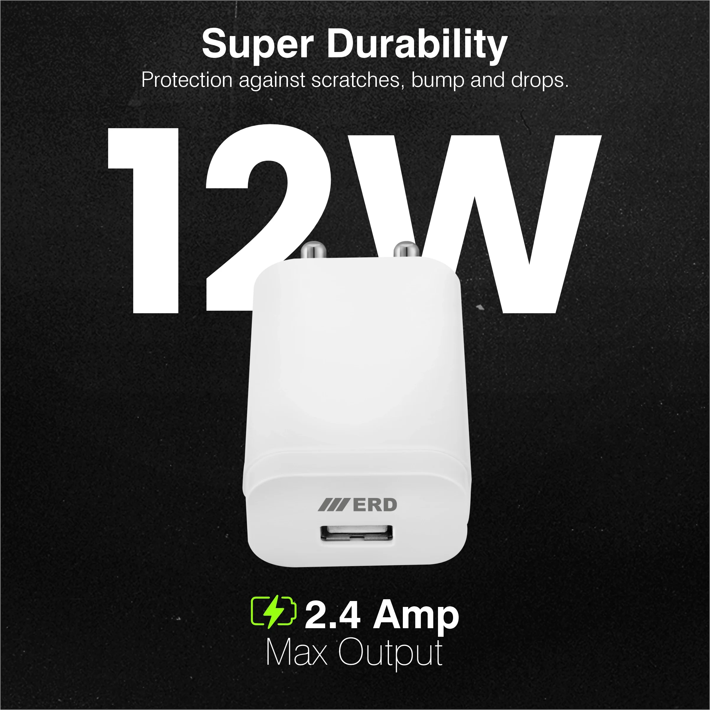 ERD TC-203 USB-A Charger, 12W - Image 4